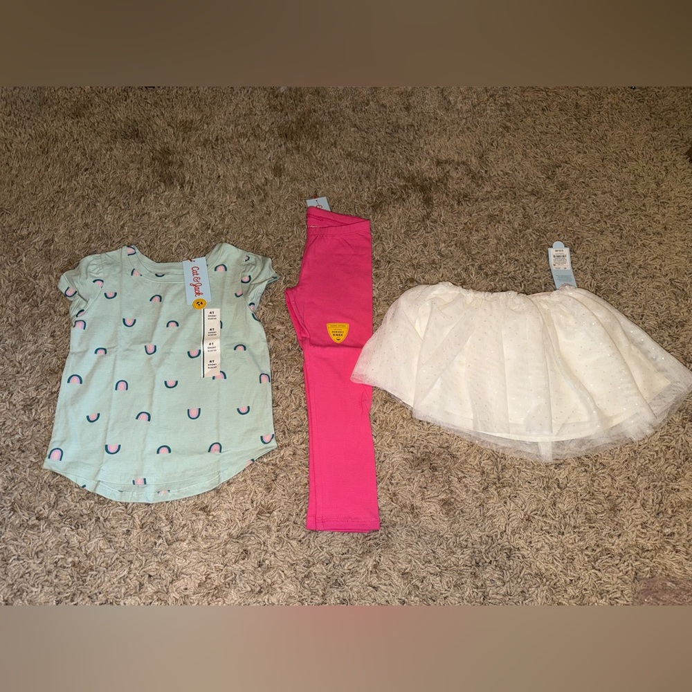 Girls new with tag 4T cat and Jack lot